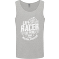 Cafe Racer Old Racing Biker Motorcycle Mens Vest Tank Top Sports Grey