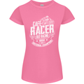 Cafe Racer Old Racing Biker Motorcycle Womens Petite Cut T-Shirt Azalea
