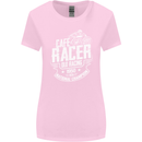 Cafe Racer Old Racing Biker Motorcycle Womens Wider Cut T-Shirt Light Pink