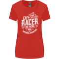 Cafe Racer Old Racing Biker Motorcycle Womens Wider Cut T-Shirt Red