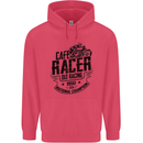 Cafe Racer Old Racing Motorcycle Biker Childrens Kids Hoodie Heliconia