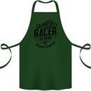 Cafe Racer Old Racing Motorcycle Biker Cotton Apron 100% Organic Forest Green