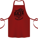 Cafe Racer Old Racing Motorcycle Biker Cotton Apron 100% Organic Maroon