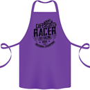Cafe Racer Old Racing Motorcycle Biker Cotton Apron 100% Organic Purple