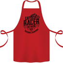 Cafe Racer Old Racing Motorcycle Biker Cotton Apron 100% Organic Red