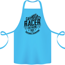 Cafe Racer Old Racing Motorcycle Biker Cotton Apron 100% Organic Turquoise