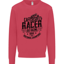Cafe Racer Old Racing Motorcycle Biker Kids Sweatshirt Jumper Heliconia