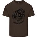 Cafe Racer Old Racing Motorcycle Biker Kids T-Shirt Childrens Chocolate