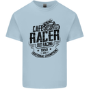 Cafe Racer Old Racing Motorcycle Biker Kids T-Shirt Childrens Light Blue