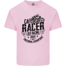Cafe Racer Old Racing Motorcycle Biker Kids T-Shirt Childrens Light Pink