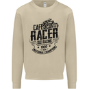 Cafe Racer Old Racing Motorcycle Biker Mens Sweatshirt Jumper Sand
