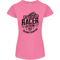 Cafe Racer Old Racing Motorcycle Biker Womens Petite Cut T-Shirt Azalea