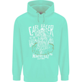 Cafe Racer Skull Motorcycle Biker Motorbike Mens 80% Cotton Hoodie Peppermint