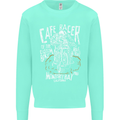 Cafe Racer Skull Motorcycle Biker Motorbike Mens Sweatshirt Jumper Peppermint