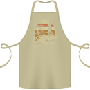 California Beach Surfing Surf Surfer Cotton Apron 100% Organic Khaki