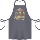 California Beach Surfing Surf Surfer Cotton Apron 100% Organic Steel