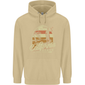 California Beach Surfing Surf Surfer Mens 80% Cotton Hoodie Sand
