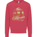 California Beach Surfing Surf Surfer Mens Sweatshirt Jumper Heliconia