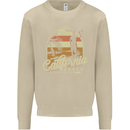 California Beach Surfing Surf Surfer Mens Sweatshirt Jumper Sand