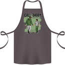 Call of Daddy Funny Parody Father's Day Dad Cotton Apron 100% Organic Dark Grey