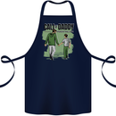 Call of Daddy Funny Parody Father's Day Dad Cotton Apron 100% Organic Navy Blue