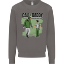Call of Daddy Funny Parody Father's Day Dad Mens Sweatshirt Jumper Charcoal