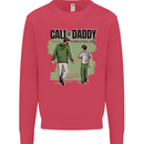 Call of Daddy Funny Parody Father's Day Dad Mens Sweatshirt Jumper Heliconia