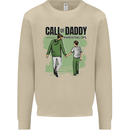 Call of Daddy Funny Parody Father's Day Dad Mens Sweatshirt Jumper Sand