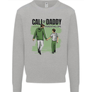 Call of Daddy Funny Parody Father's Day Dad Mens Sweatshirt Jumper Sports Grey