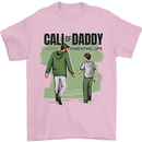 Call of Daddy Funny Parody Father's Day Dad Mens T-Shirt Cotton Gildan Light Pink