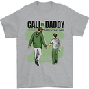 Call of Daddy Funny Parody Father's Day Dad Mens T-Shirt Cotton Gildan Sports Grey