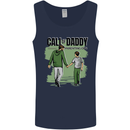 Call of Daddy Funny Parody Father's Day Dad Mens Vest Tank Top Navy Blue