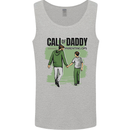 Call of Daddy Funny Parody Father's Day Dad Mens Vest Tank Top Sports Grey