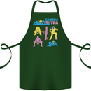 Camera Sutra Photography Photographer Funny Cotton Apron 100% Organic Forest Green