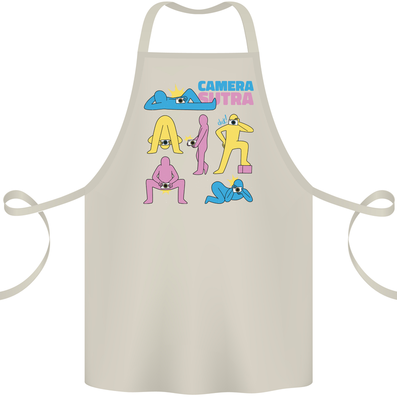 Camera Sutra Photography Photographer Funny Cotton Apron 100% Organic Natural