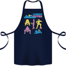 Camera Sutra Photography Photographer Funny Cotton Apron 100% Organic Navy Blue