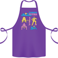 Camera Sutra Photography Photographer Funny Cotton Apron 100% Organic Purple