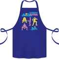 Camera Sutra Photography Photographer Funny Cotton Apron 100% Organic Royal Blue