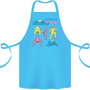 Camera Sutra Photography Photographer Funny Cotton Apron 100% Organic Turquoise