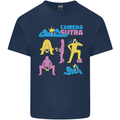 Camera Sutra Photography Photographer Funny Kids T-Shirt Childrens Navy Blue