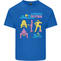 Camera Sutra Photography Photographer Funny Kids T-Shirt Childrens Royal Blue