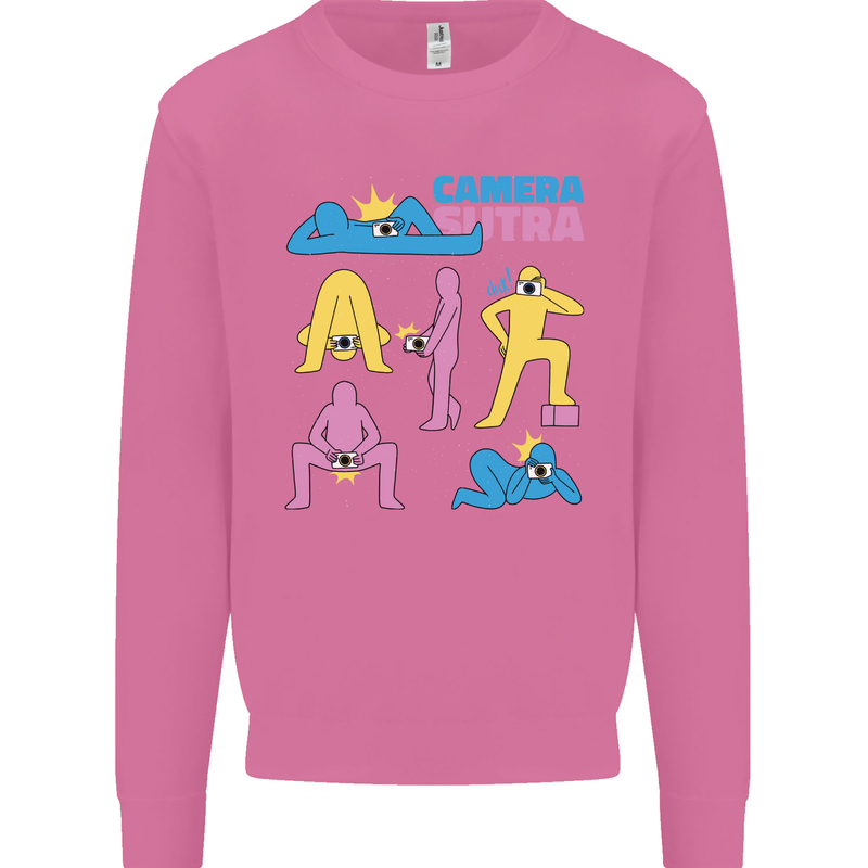 Camera Sutra Photography Photographer Funny Mens Sweatshirt Jumper Azalea