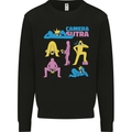 Camera Sutra Photography Photographer Funny Mens Sweatshirt Jumper Black