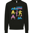 Camera Sutra Photography Photographer Funny Mens Sweatshirt Jumper Black