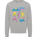 Camera Sutra Photography Photographer Funny Mens Sweatshirt Jumper Sports Grey