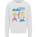 Camera Sutra Photography Photographer Funny Mens Sweatshirt Jumper White