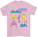 Camera Sutra Photography Photographer Funny Mens T-Shirt Cotton Gildan Light Pink