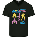 Camera Sutra Photography Photographer Funny Mens V-Neck Cotton T-Shirt Black