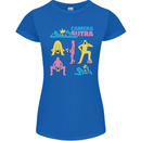 Camera Sutra Photography Photographer Funny Womens Petite Cut T-Shirt Royal Blue