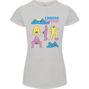Camera Sutra Photography Photographer Funny Womens Petite Cut T-Shirt Sports Grey